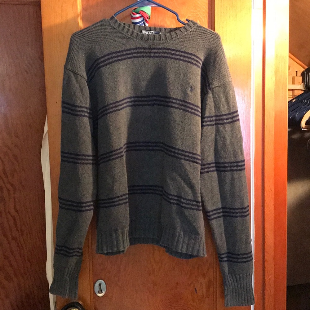 Grey polo Ralph Lauren sweater L